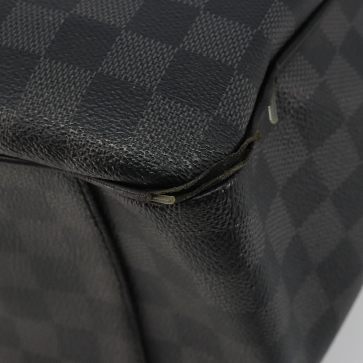 LOUIS VUITTON Damier Graphite Tadao Shoulder Bag 2way N51192 LV Auth 180601