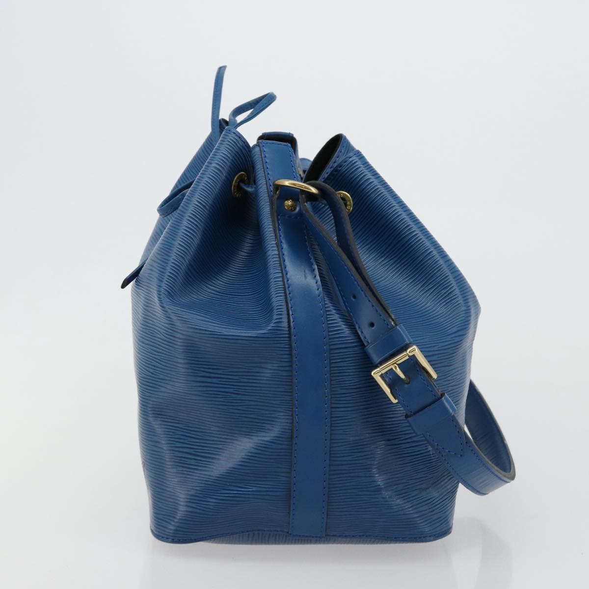 LOUIS VUITTON Epi Petit Noe Shoulder Bag Blue M44105 LV Auth 180613A
