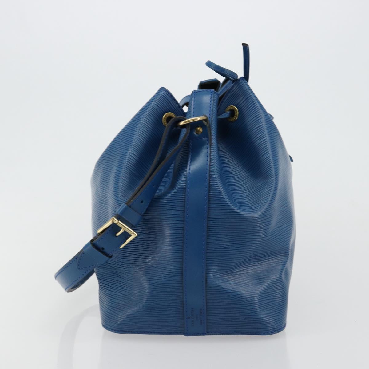 LOUIS VUITTON Epi Petit Noe Shoulder Bag Blue M44105 LV Auth 180613A
