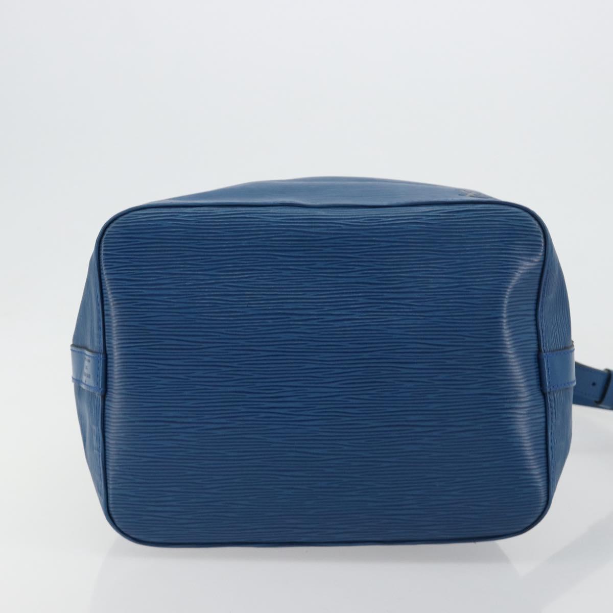 LOUIS VUITTON Epi Petit Noe Shoulder Bag Blue M44105 LV Auth 180613A