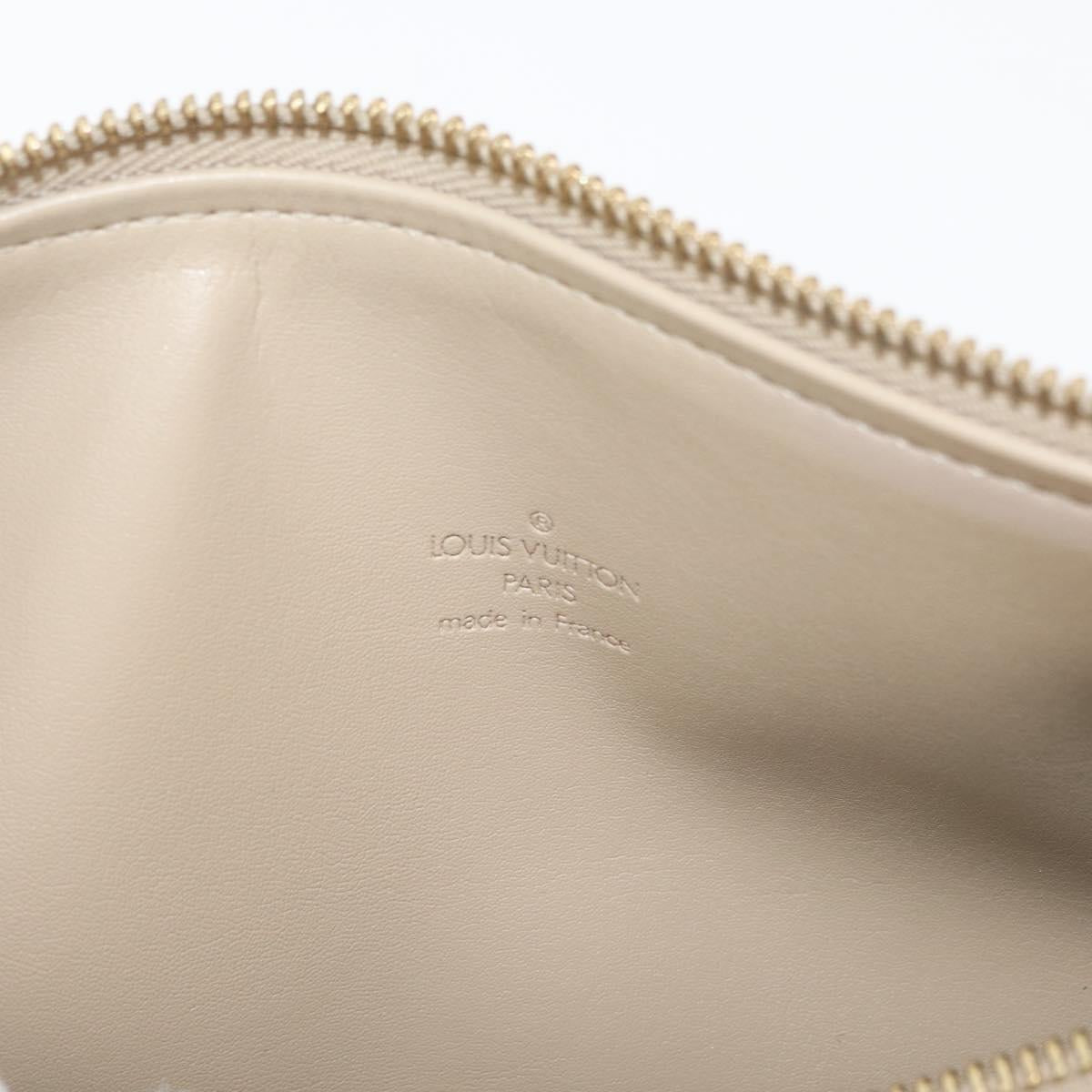 LOUIS VUITTON Monogram Vernis Bedford Hand Bag Beige M91006 LV Auth 180618