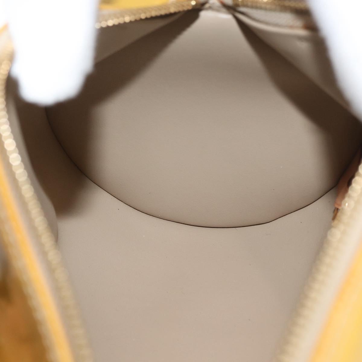 LOUIS VUITTON Monogram Vernis Bedford Hand Bag Beige M91006 LV Auth 180618