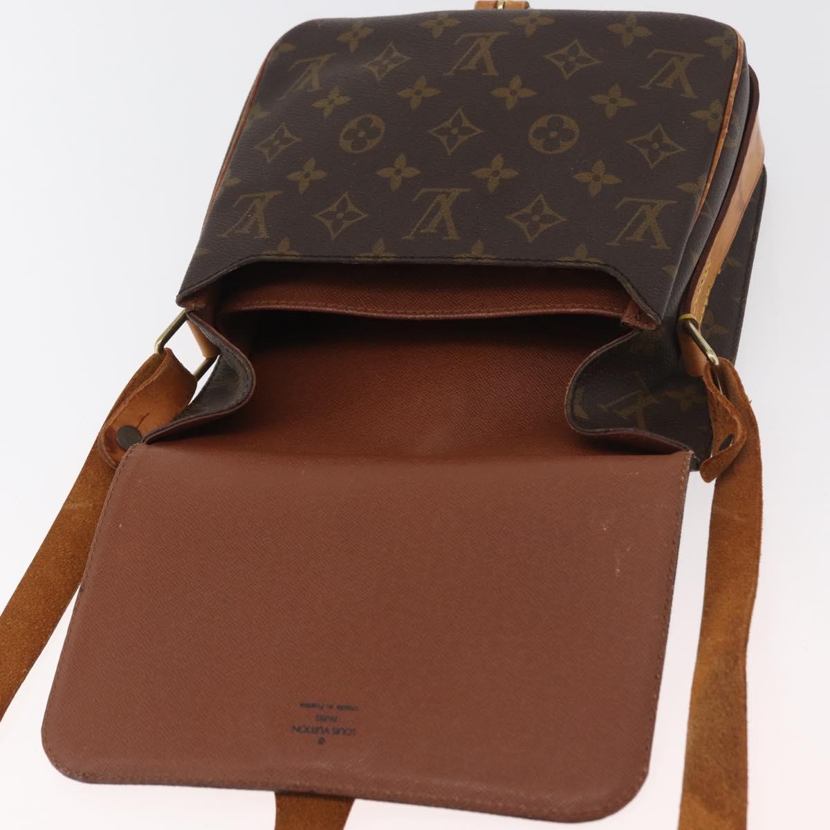 LOUIS VUITTON Monogram Cartouchiere MM Shoulder Bag M51253 LV Auth 180619