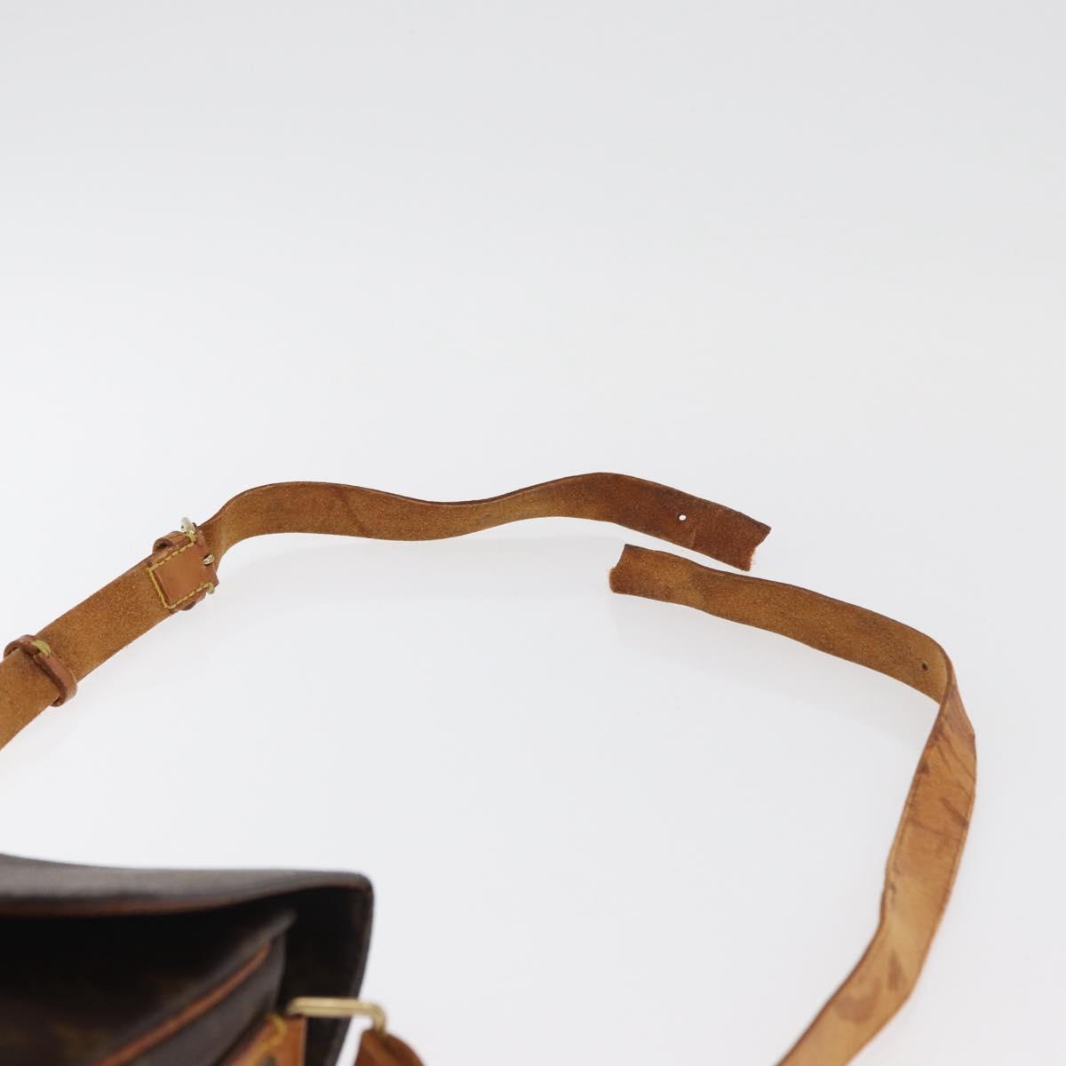 LOUIS VUITTON Monogram Cartouchiere MM Shoulder Bag M51253 LV Auth 180619