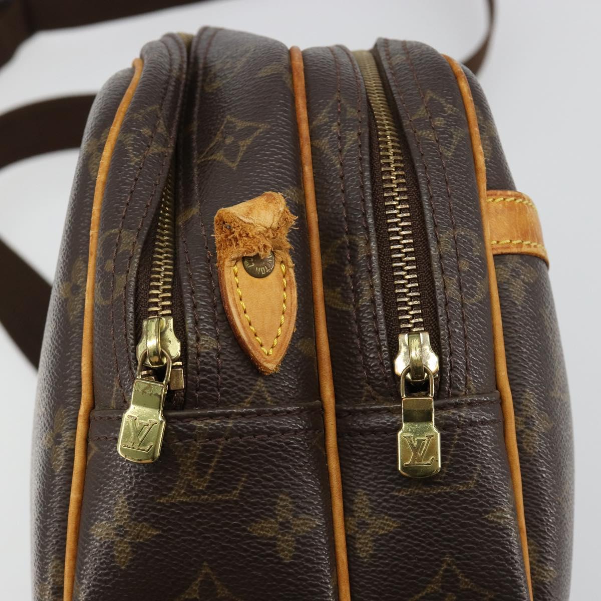 LOUIS VUITTON Monogram Reporter PM Shoulder Bag M45254 LV Auth 180622