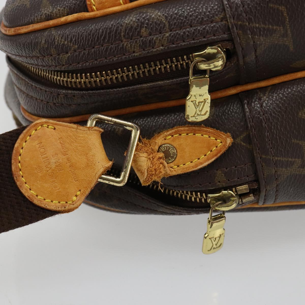 LOUIS VUITTON Monogram Reporter PM Shoulder Bag M45254 LV Auth 180622