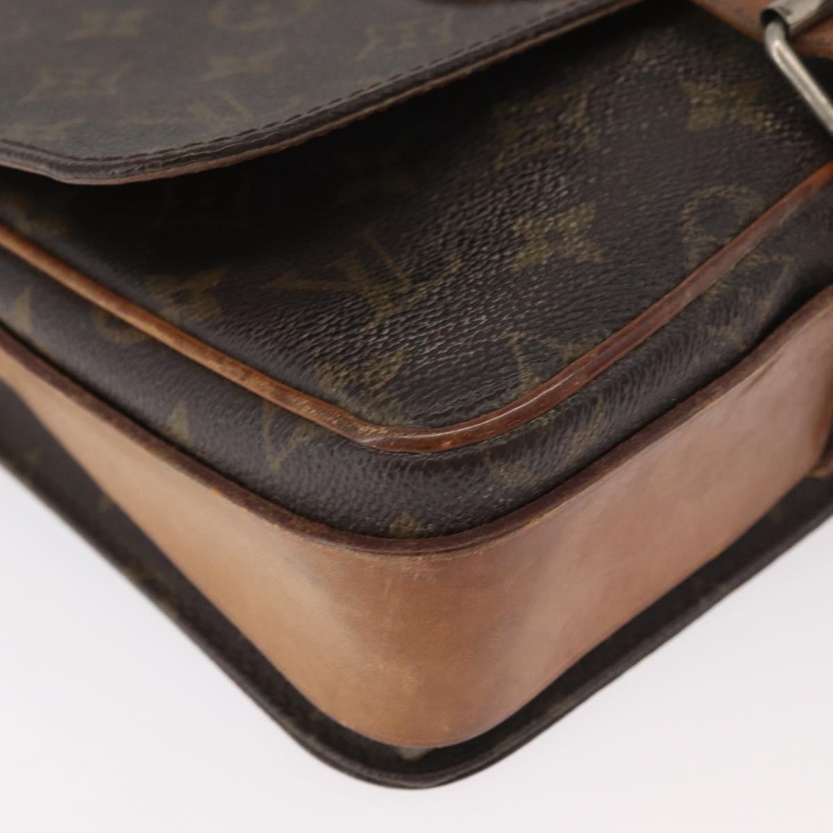 LOUIS VUITTON Monogram Cartouchiere MM Shoulder Bag M51253 LV Auth 180623