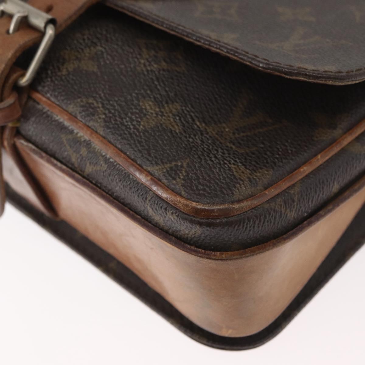 LOUIS VUITTON Monogram Cartouchiere MM Shoulder Bag M51253 LV Auth 180623