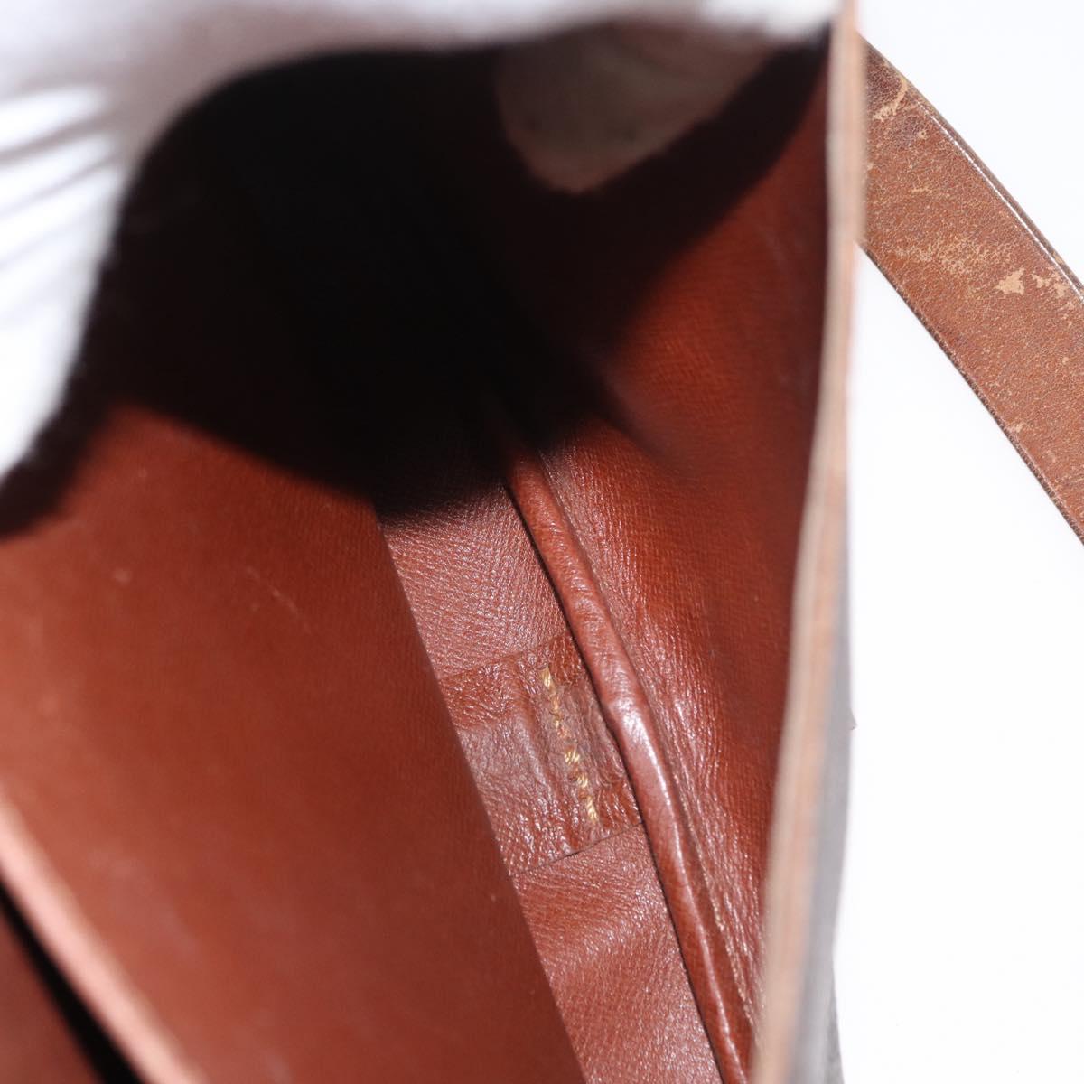 LOUIS VUITTON Monogram Cartouchiere MM Shoulder Bag M51253 LV Auth 180623