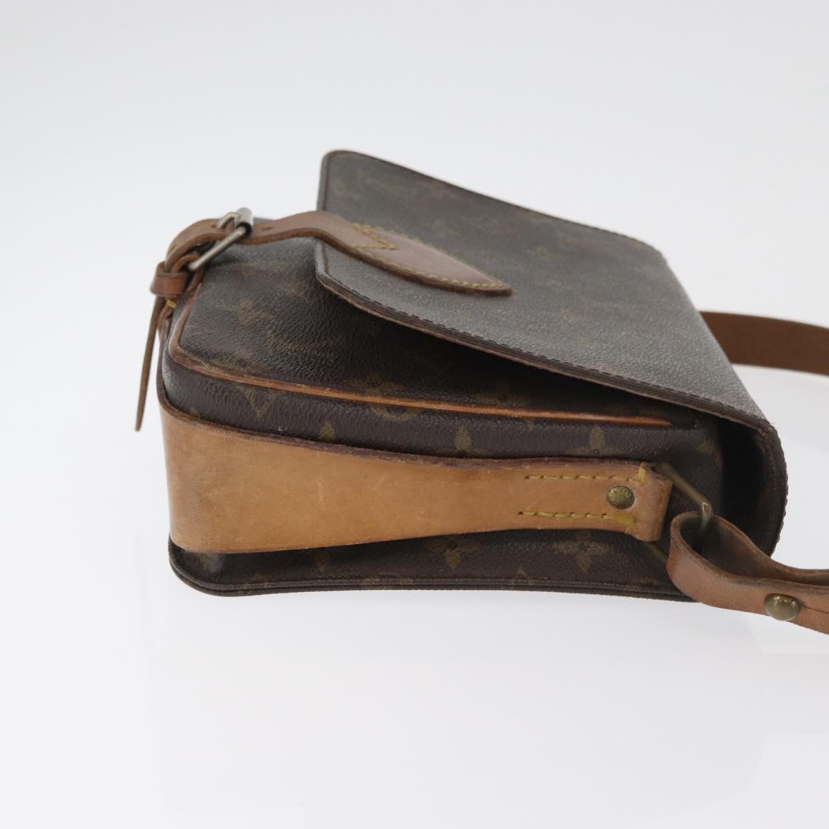 LOUIS VUITTON Monogram Cartouchiere MM Shoulder Bag M51253 LV Auth 180623