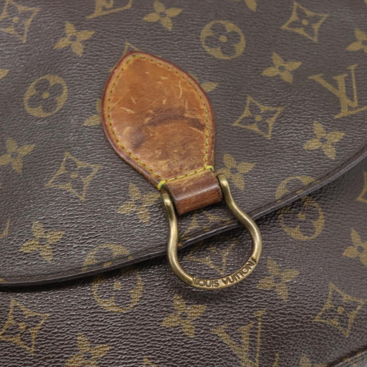 LOUIS VUITTON Monogram Saint Cloud GM Shoulder Bag M51242 LV Auth 180625