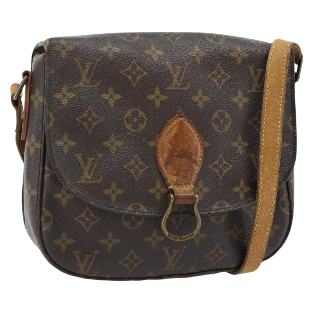 LOUIS VUITTON Monogram Saint Cloud GM Shoulder Bag M51242 LV Auth 180625