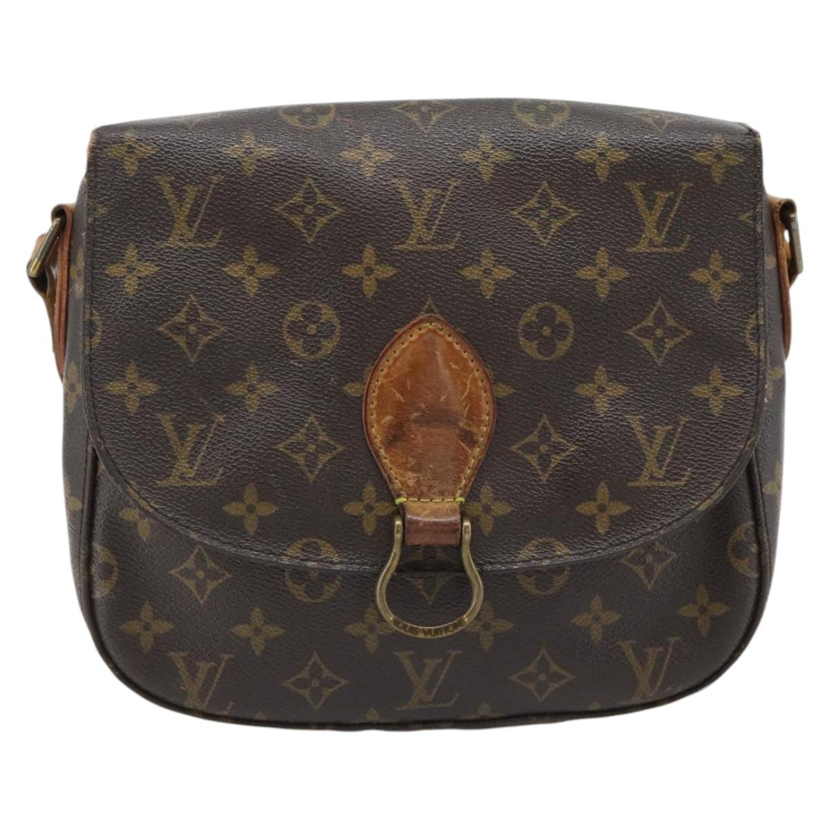 LOUIS VUITTON Monogram Saint Cloud GM Shoulder Bag M51242 LV Auth 180625