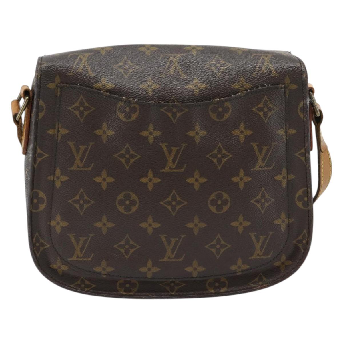 LOUIS VUITTON Monogram Saint Cloud GM Shoulder Bag M51242 LV Auth 180625