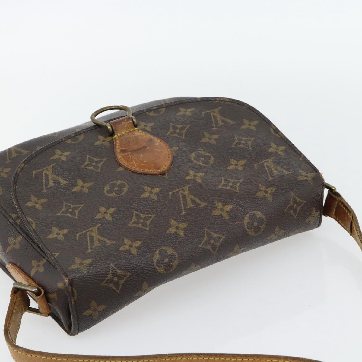 LOUIS VUITTON Monogram Saint Cloud GM Shoulder Bag M51242 LV Auth 180625