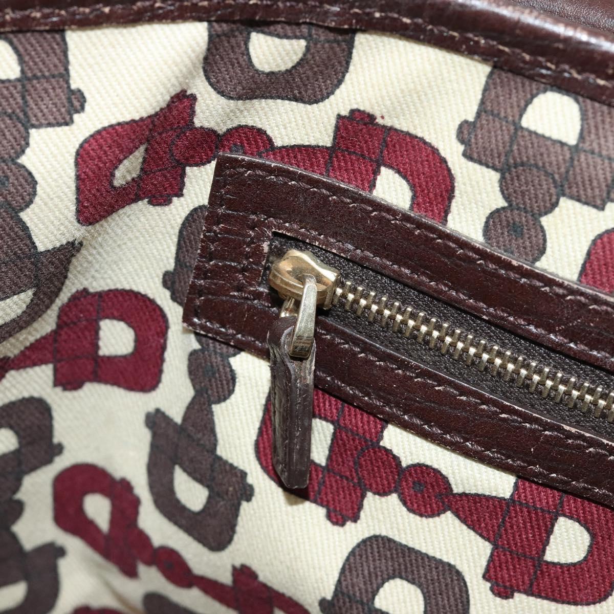 GUCCI GG Canvas Web Sherry Line Hand Bag Beige Gold 139261 Auth 180644