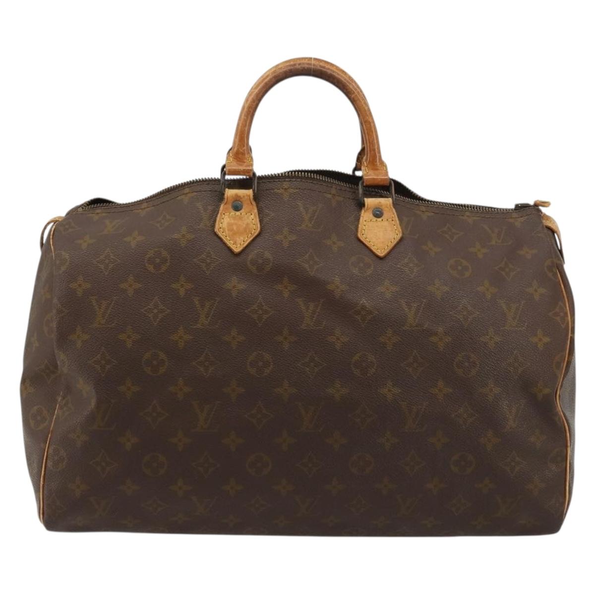 LOUIS VUITTON Monogram Speedy 40 Hand Bag Vintage M41522 LV Auth 180647