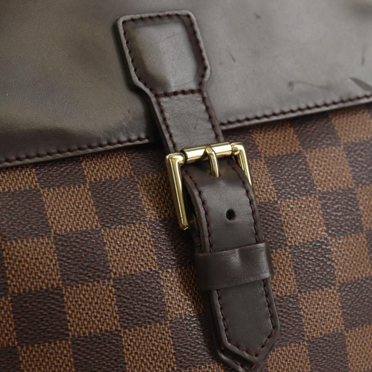 LOUIS VUITTON Damier Ebene Soho Backpack N51132 LV Auth 180650SAV
