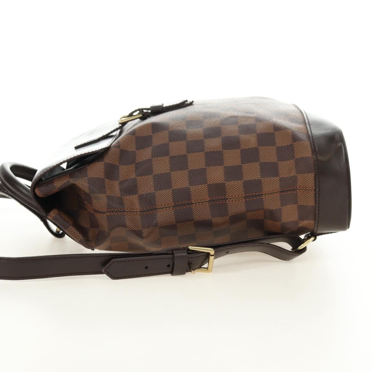 LOUIS VUITTON Damier Ebene Soho Backpack N51132 LV Auth 180650SAV