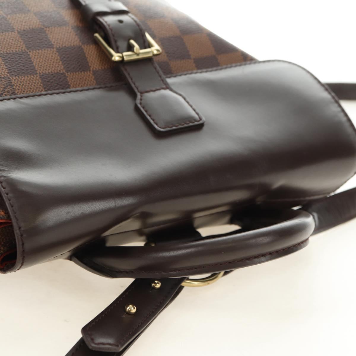LOUIS VUITTON Damier Ebene Soho Backpack N51132 LV Auth 180650SAV