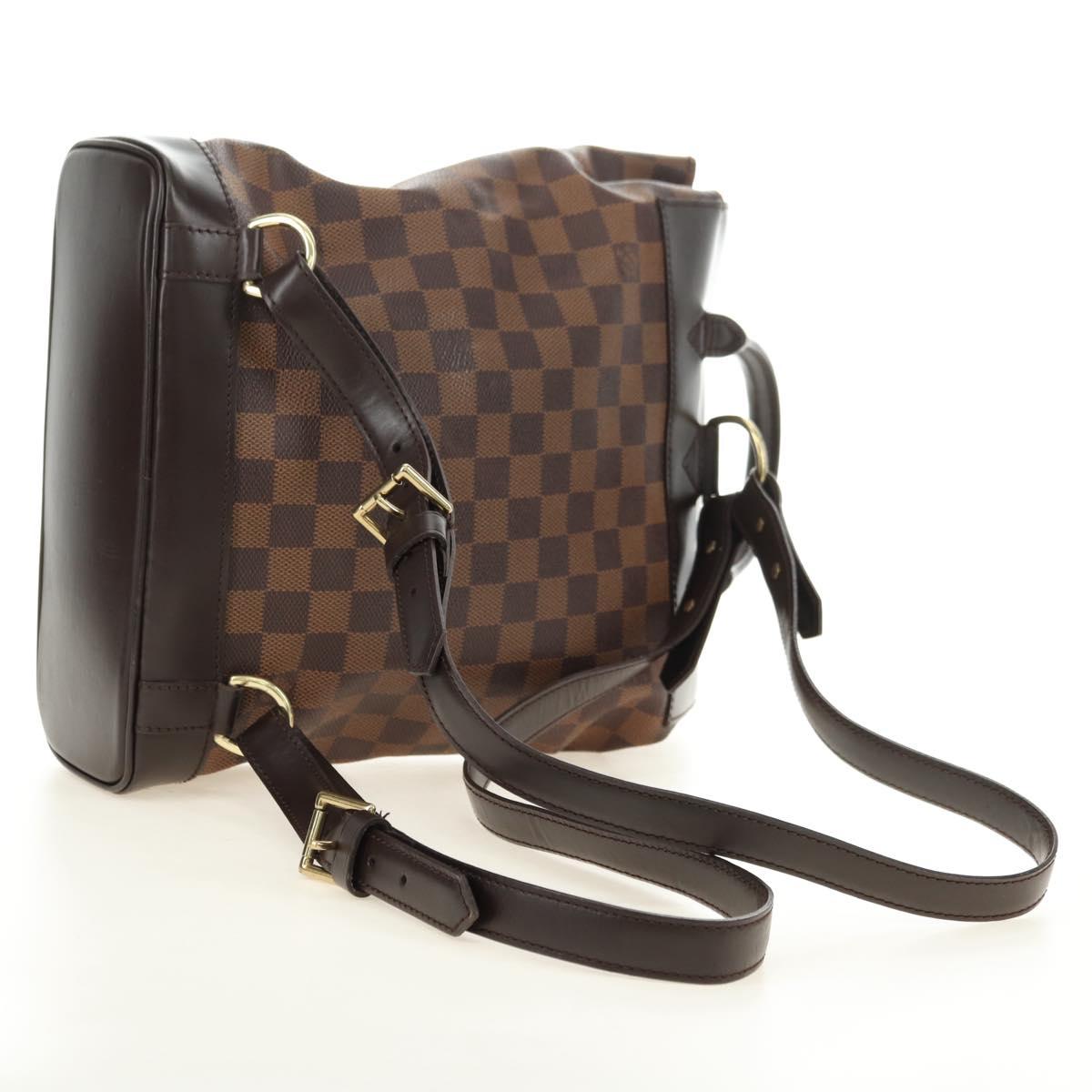 LOUIS VUITTON Damier Ebene Soho Backpack N51132 LV Auth 180650SAV