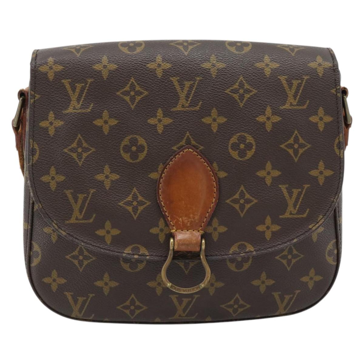 LOUIS VUITTON Monogram Saint Cloud GM Shoulder Bag M51242 LV Auth 180654
