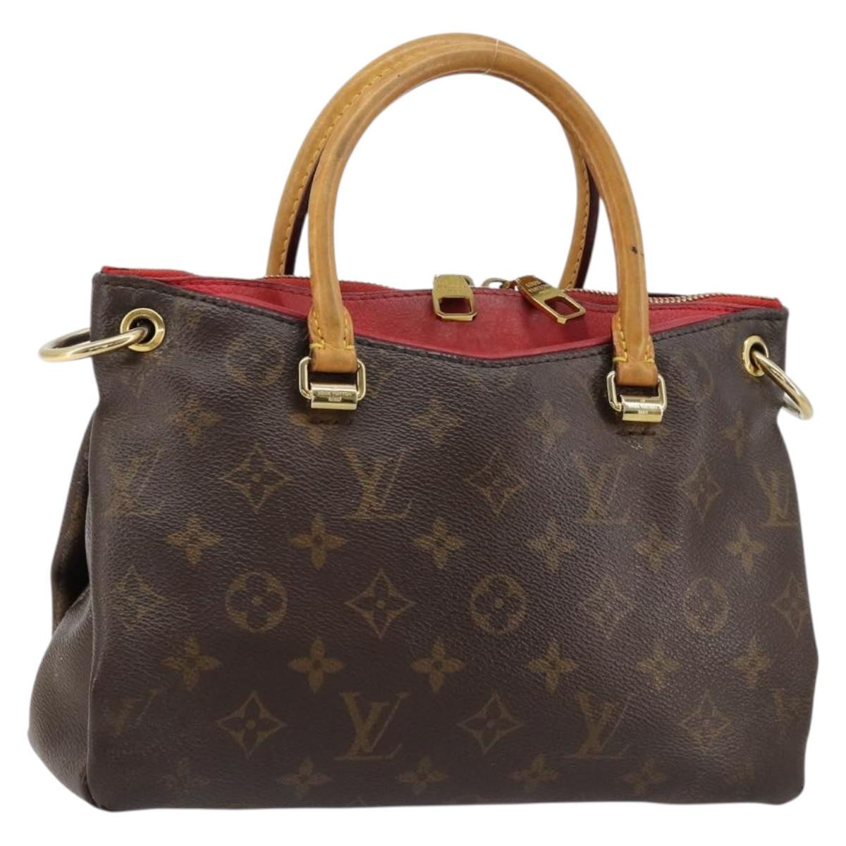 LOUIS VUITTON Monogram Palas BB Hand Bag 2way Slys M41241 LV Auth 180676