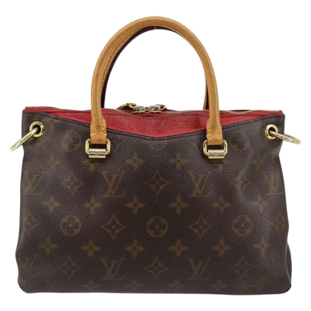LOUIS VUITTON Monogram Palas BB Hand Bag 2way Slys M41241 LV Auth 180676
