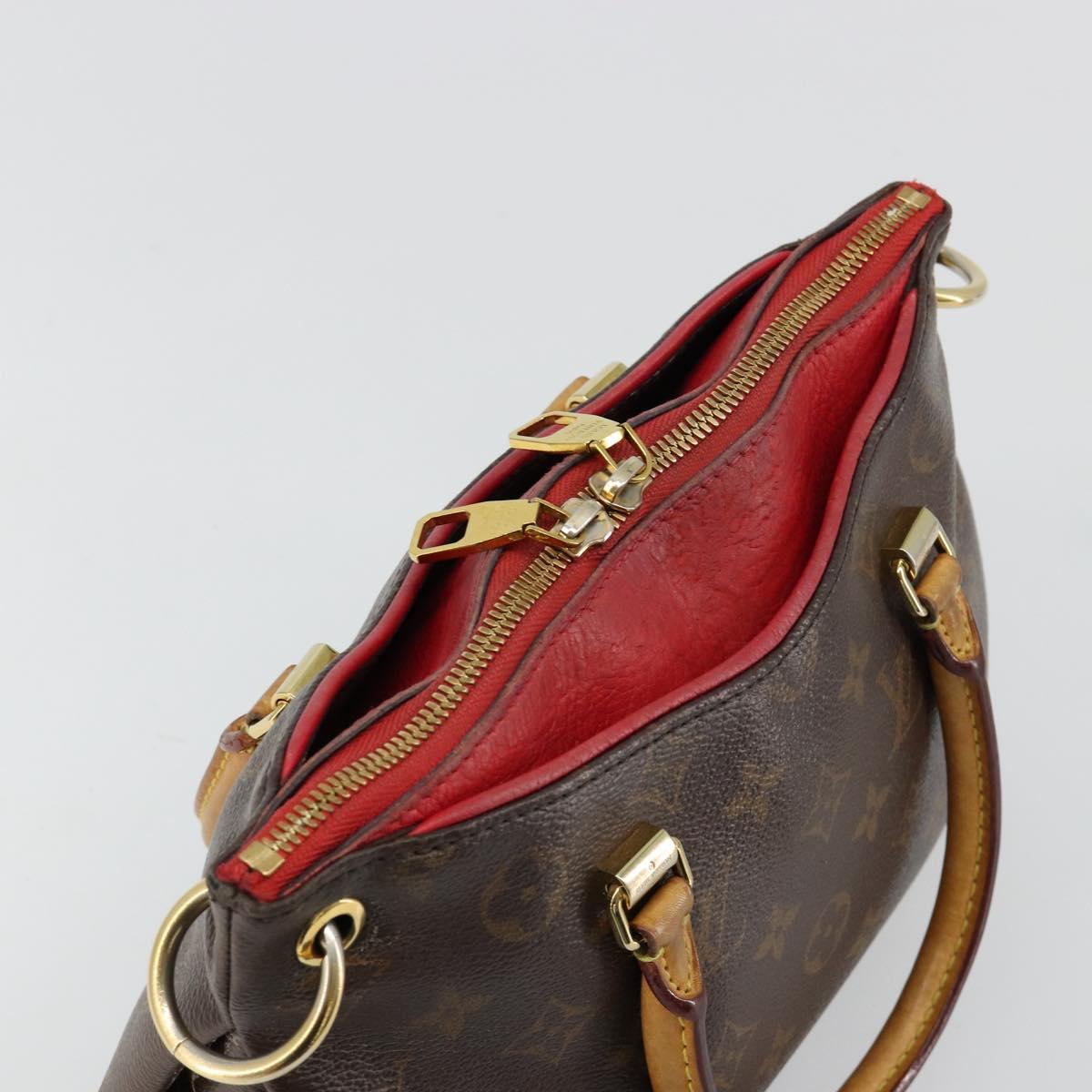 LOUIS VUITTON Monogram Palas BB Hand Bag 2way Slys M41241 LV Auth 180676