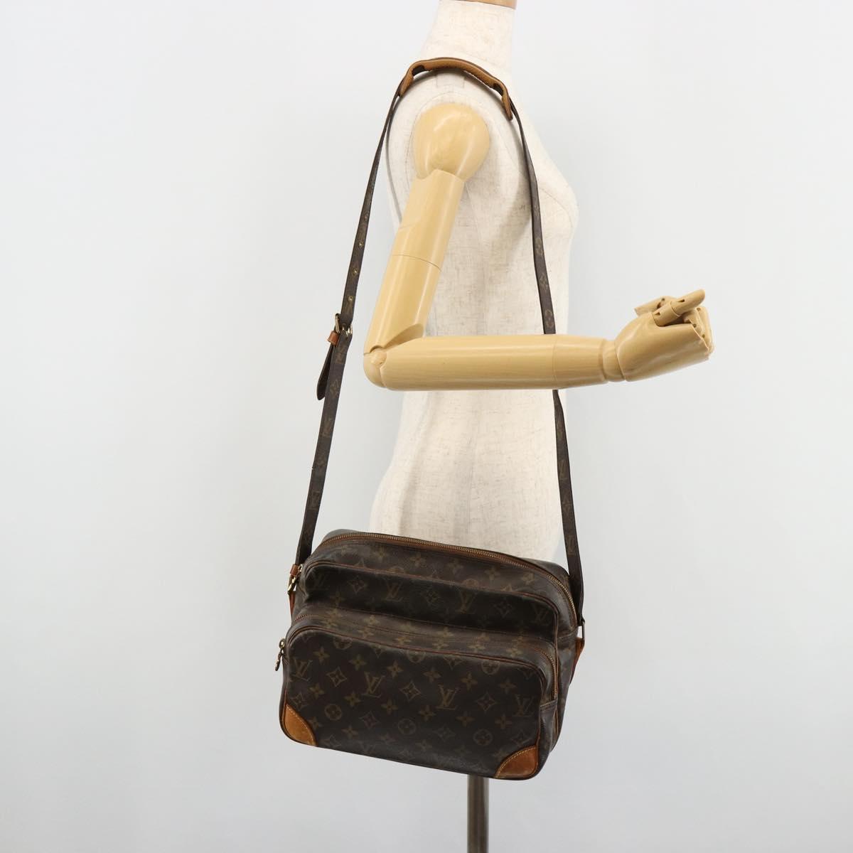 LOUIS VUITTON Monogram Nile Shoulder Bag M45244 LV Auth 180701