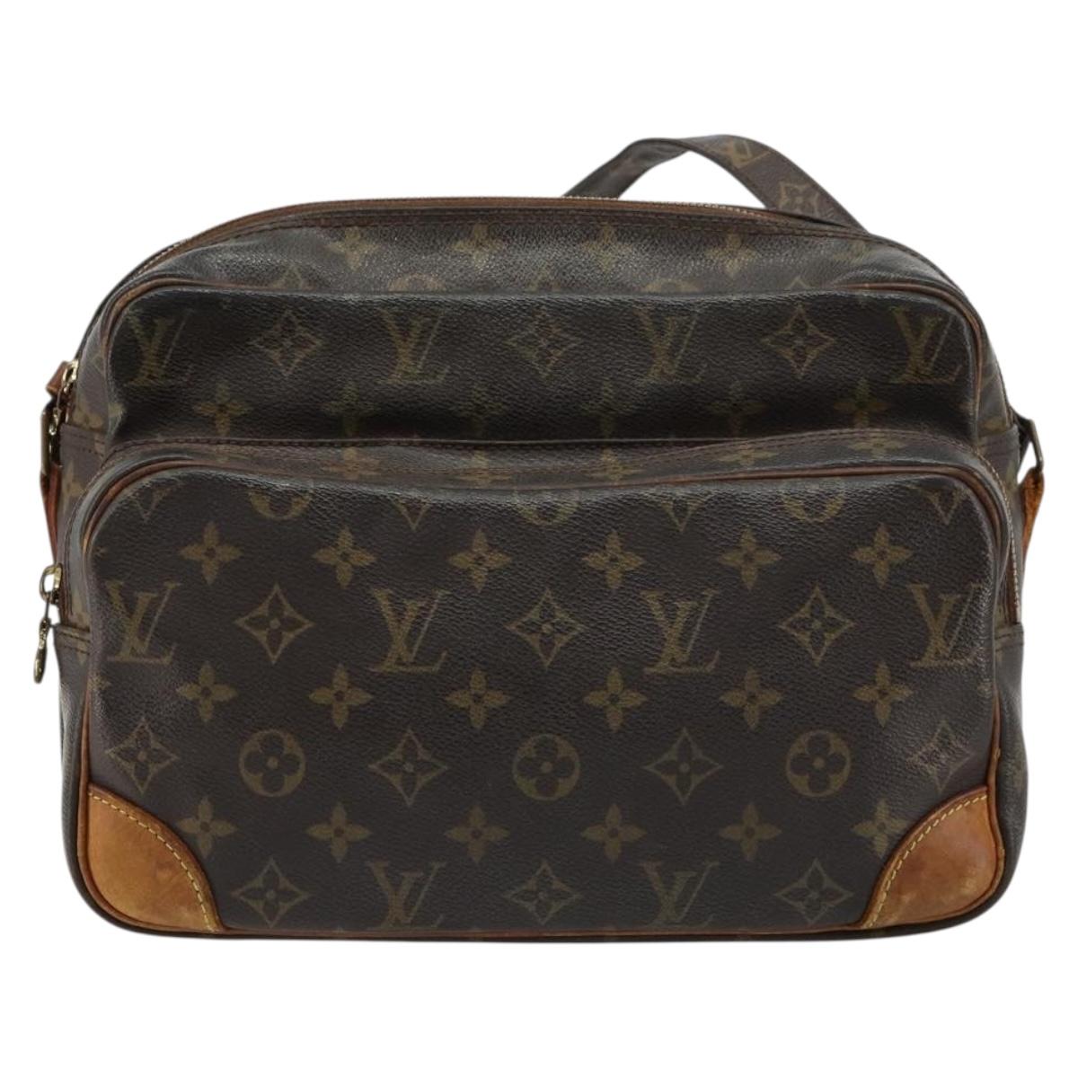 LOUIS VUITTON Monogram Nile Shoulder Bag M45244 LV Auth 180701