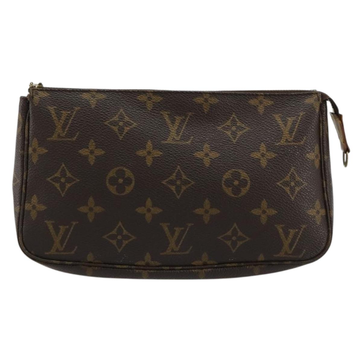 LOUIS VUITTON Monogram Pochette Accessoires Pouch M51980 LV Auth 180703