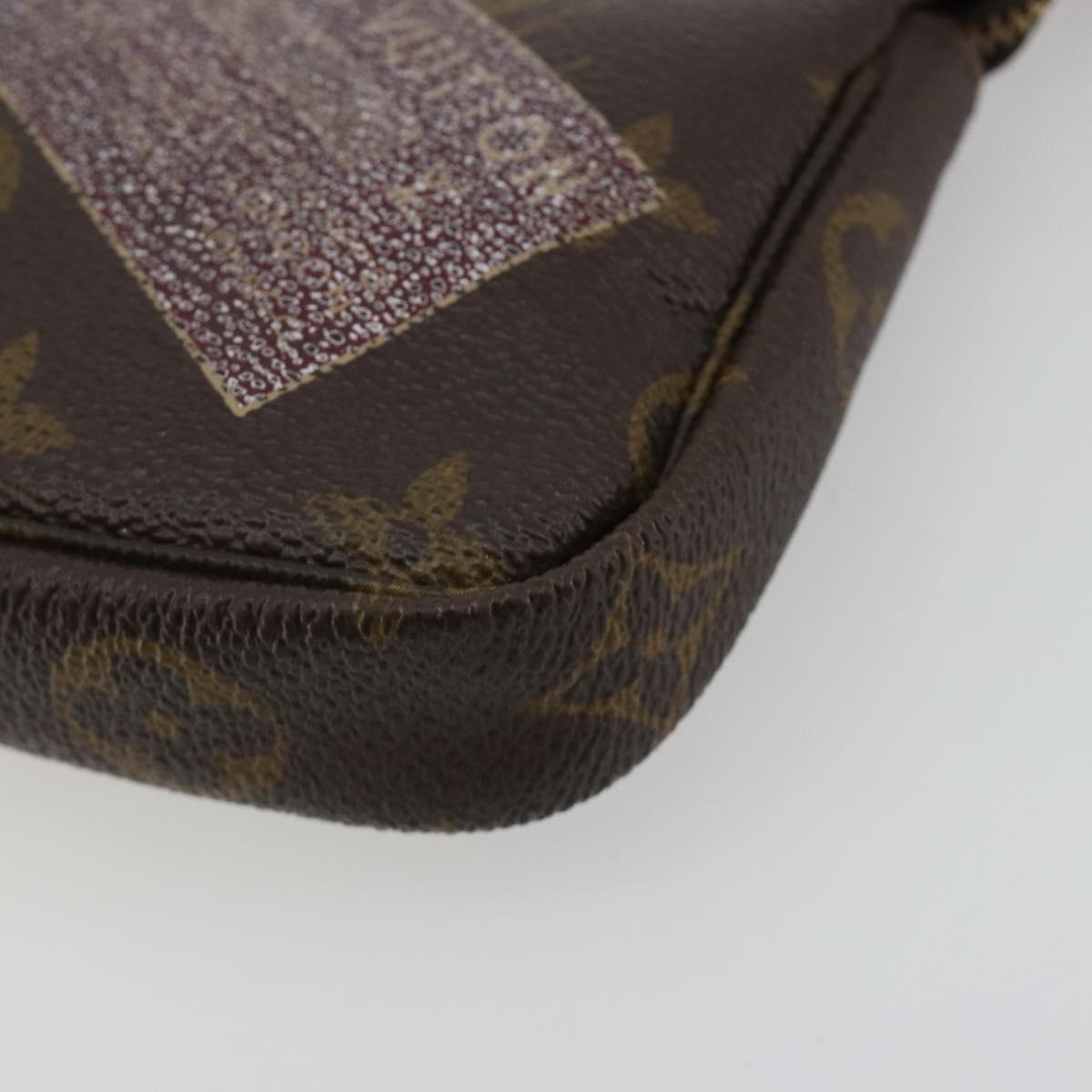 LOUIS VUITTON Monogram Trunk Mini Pochette Accessoires Pouch M63798 Auth 180704
