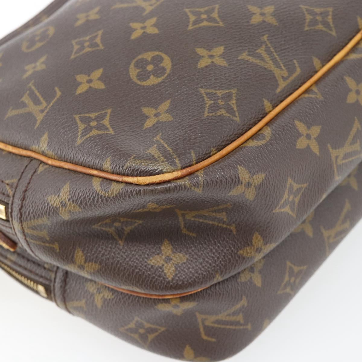 LOUIS VUITTON Monogram Reporter PM Shoulder Bag M45254 LV Auth 180708