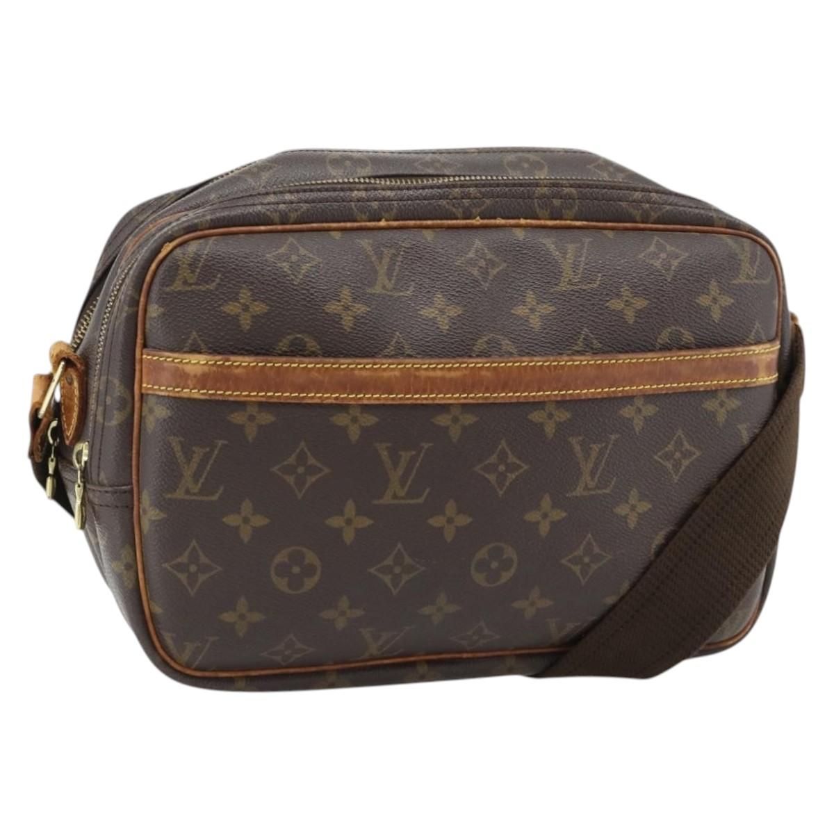 LOUIS VUITTON Monogram Reporter PM Shoulder Bag M45254 LV Auth 180708