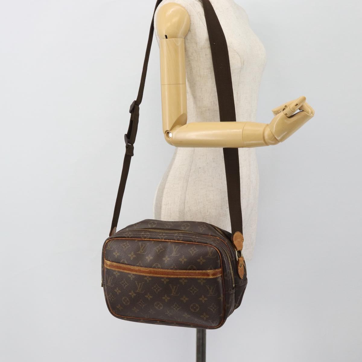 LOUIS VUITTON Monogram Reporter PM Shoulder Bag M45254 LV Auth 180708