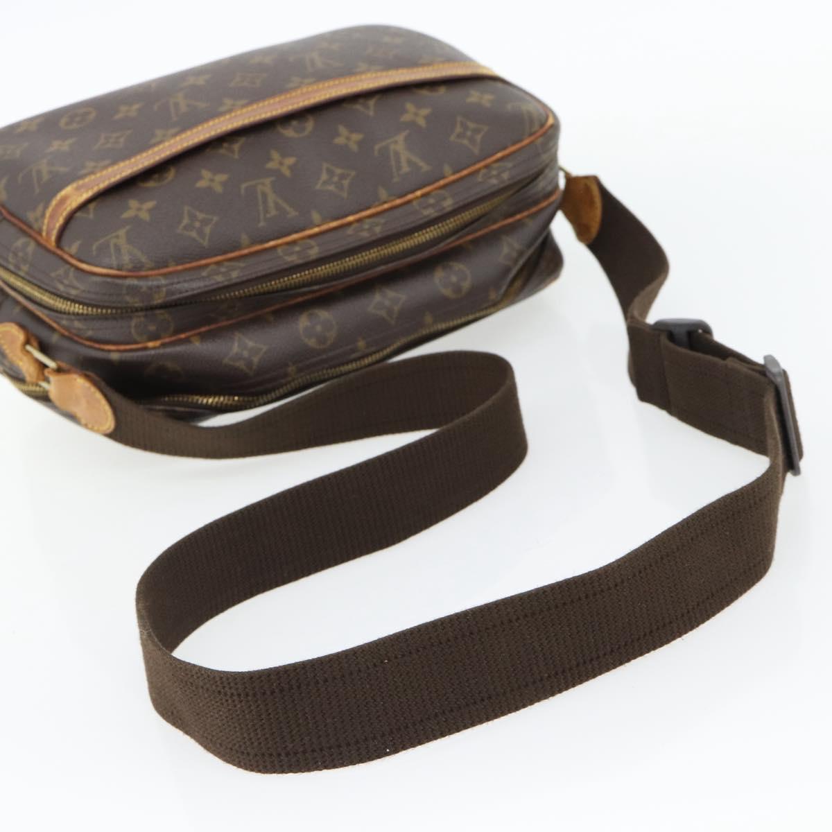LOUIS VUITTON Monogram Reporter PM Shoulder Bag M45254 LV Auth 180708