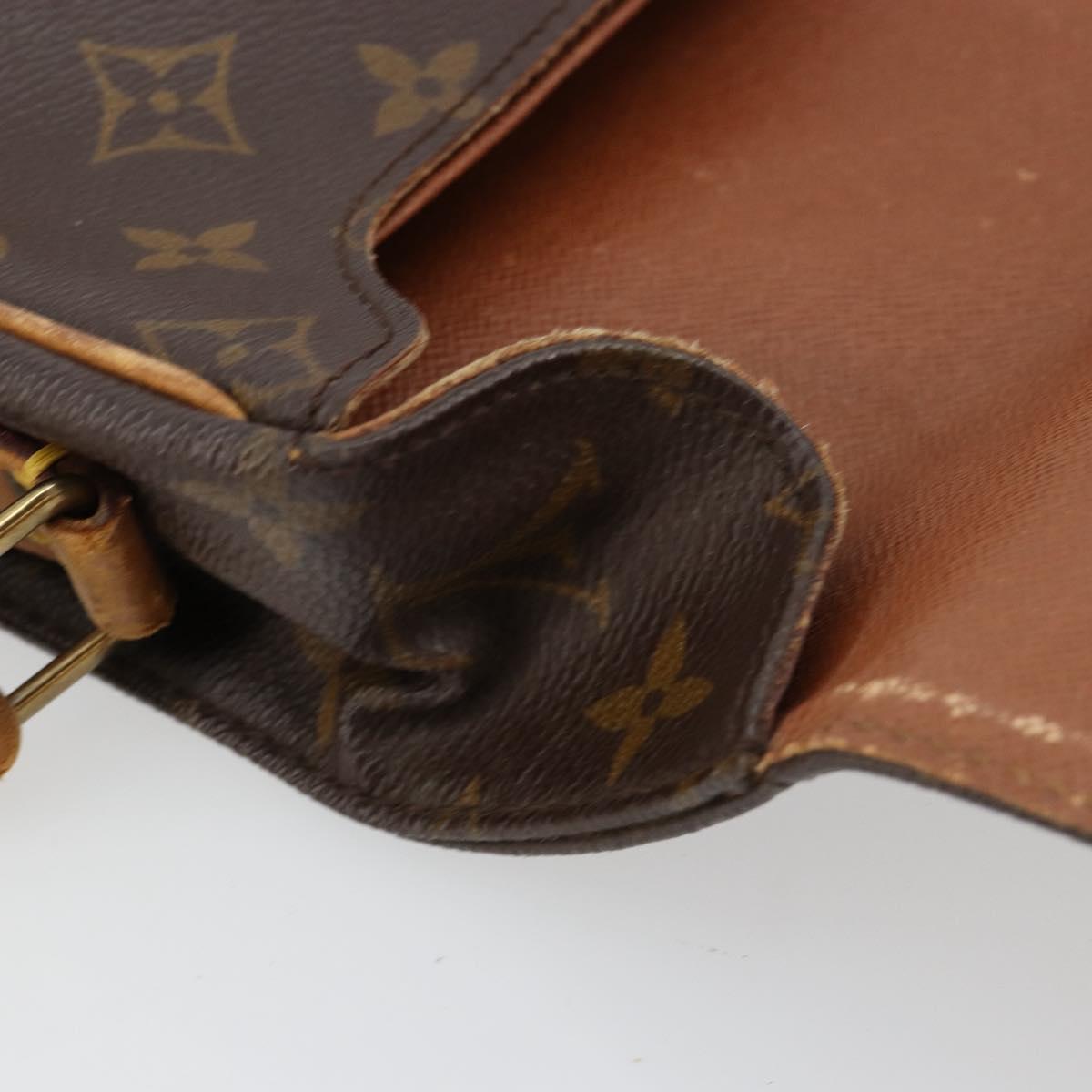 LOUIS VUITTON Monogram Cartouchiere GM Shoulder Bag M51252 LV Auth 180709