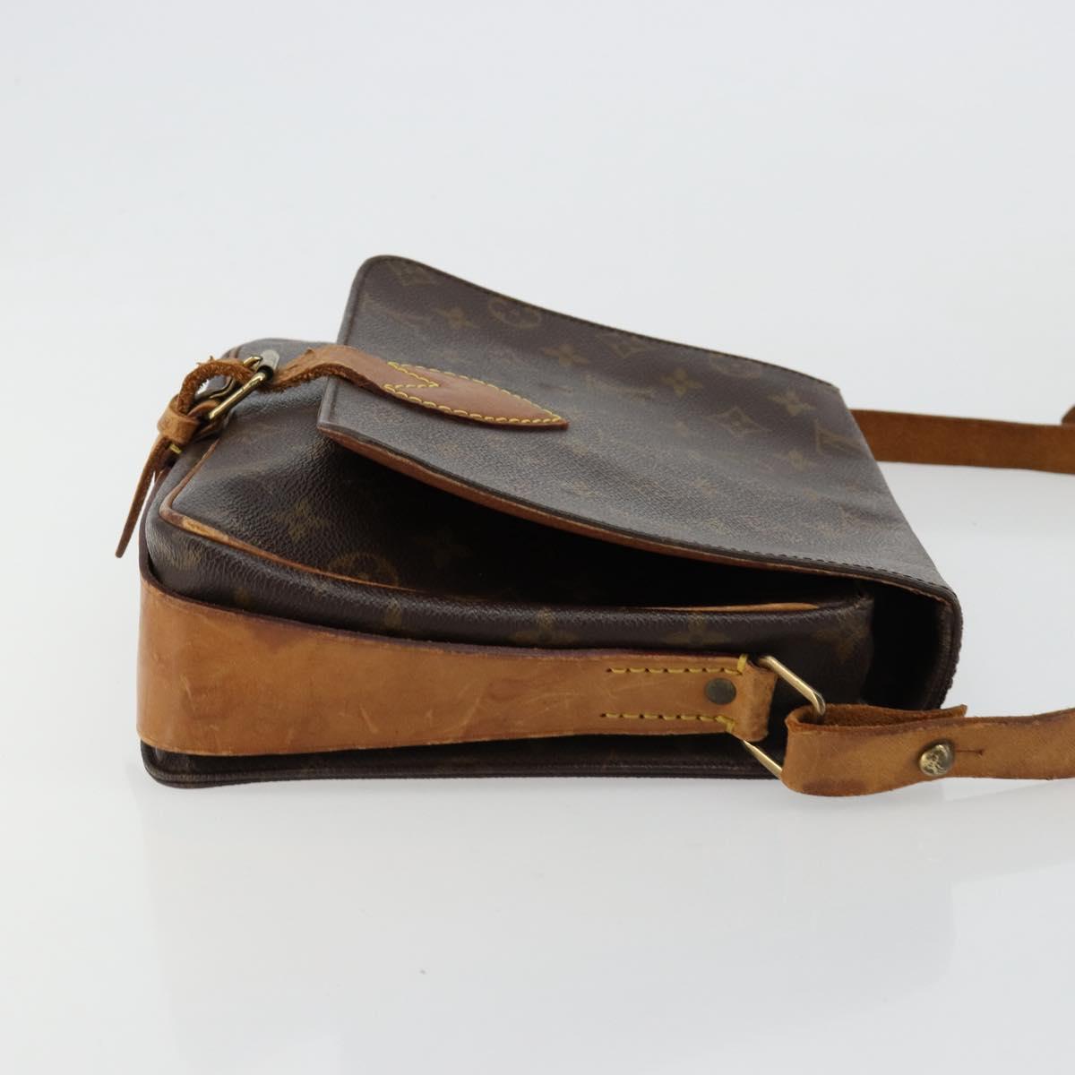 LOUIS VUITTON Monogram Cartouchiere GM Shoulder Bag M51252 LV Auth 180709