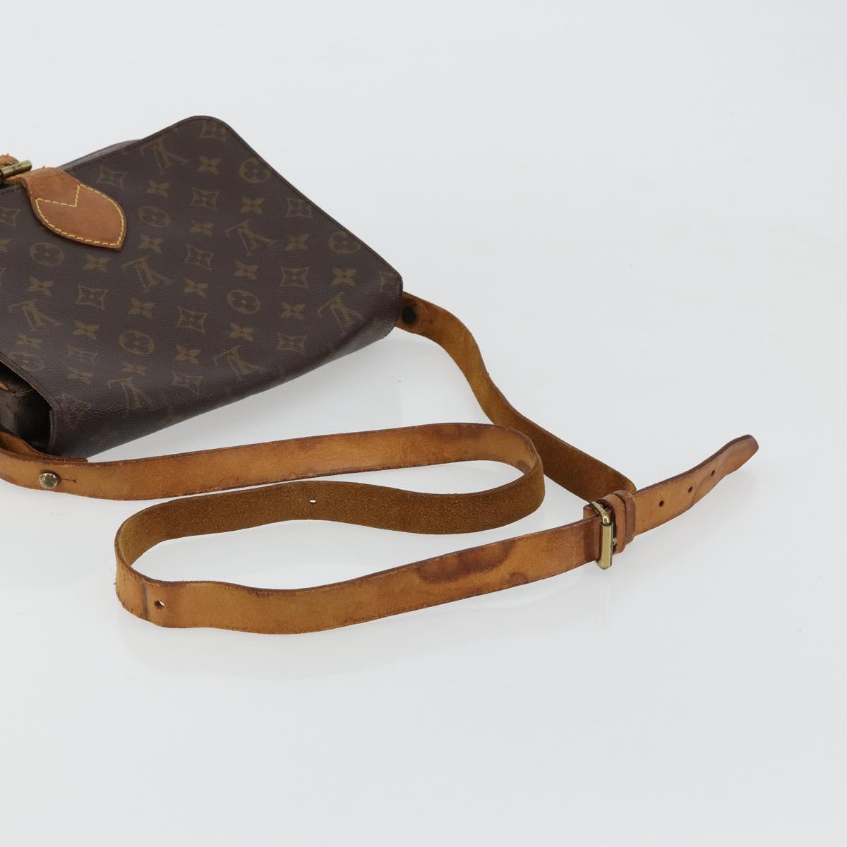 LOUIS VUITTON Monogram Cartouchiere GM Shoulder Bag M51252 LV Auth 180709
