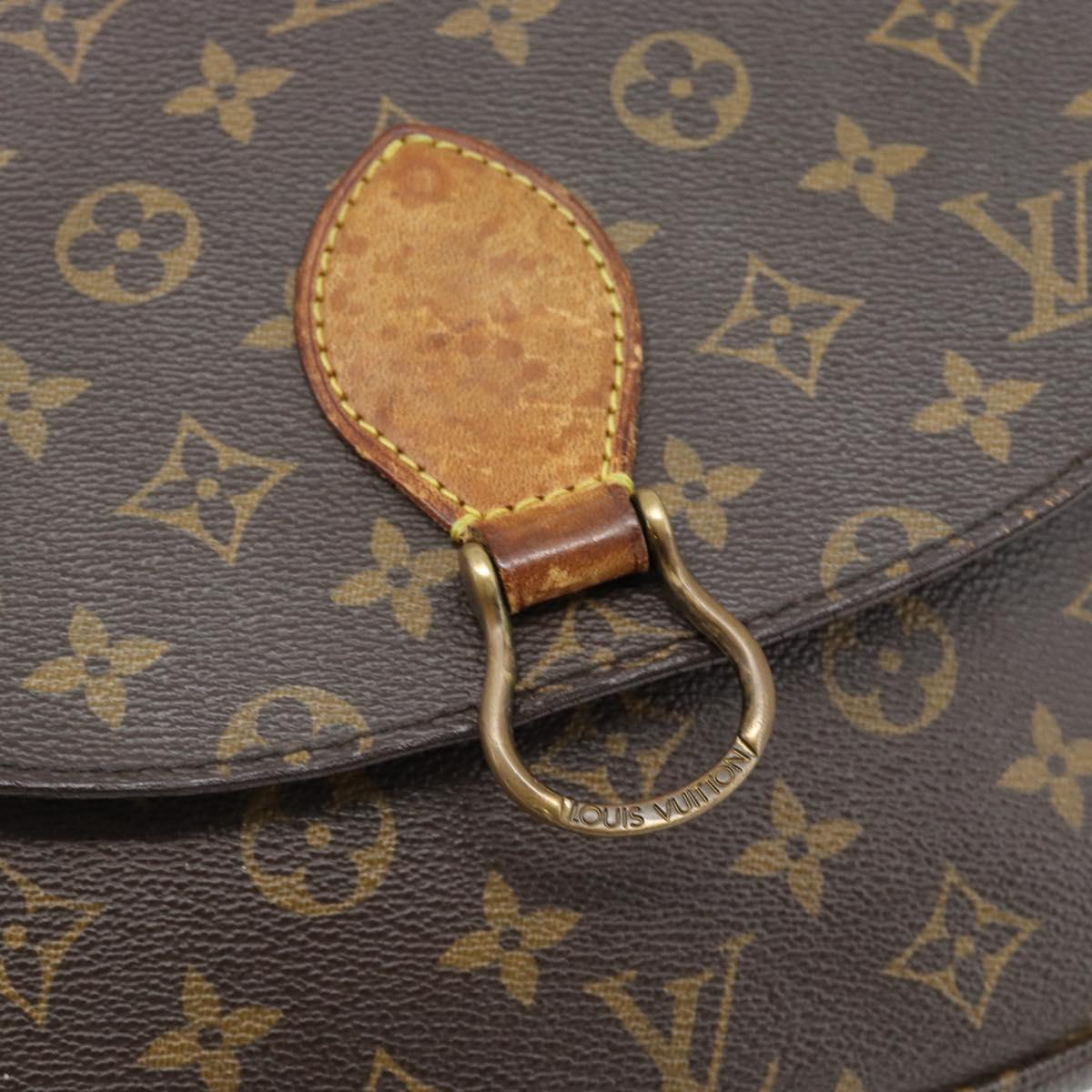 LOUIS VUITTON Monogram Saint Cloud GM Shoulder Bag M51242 LV Auth 180712