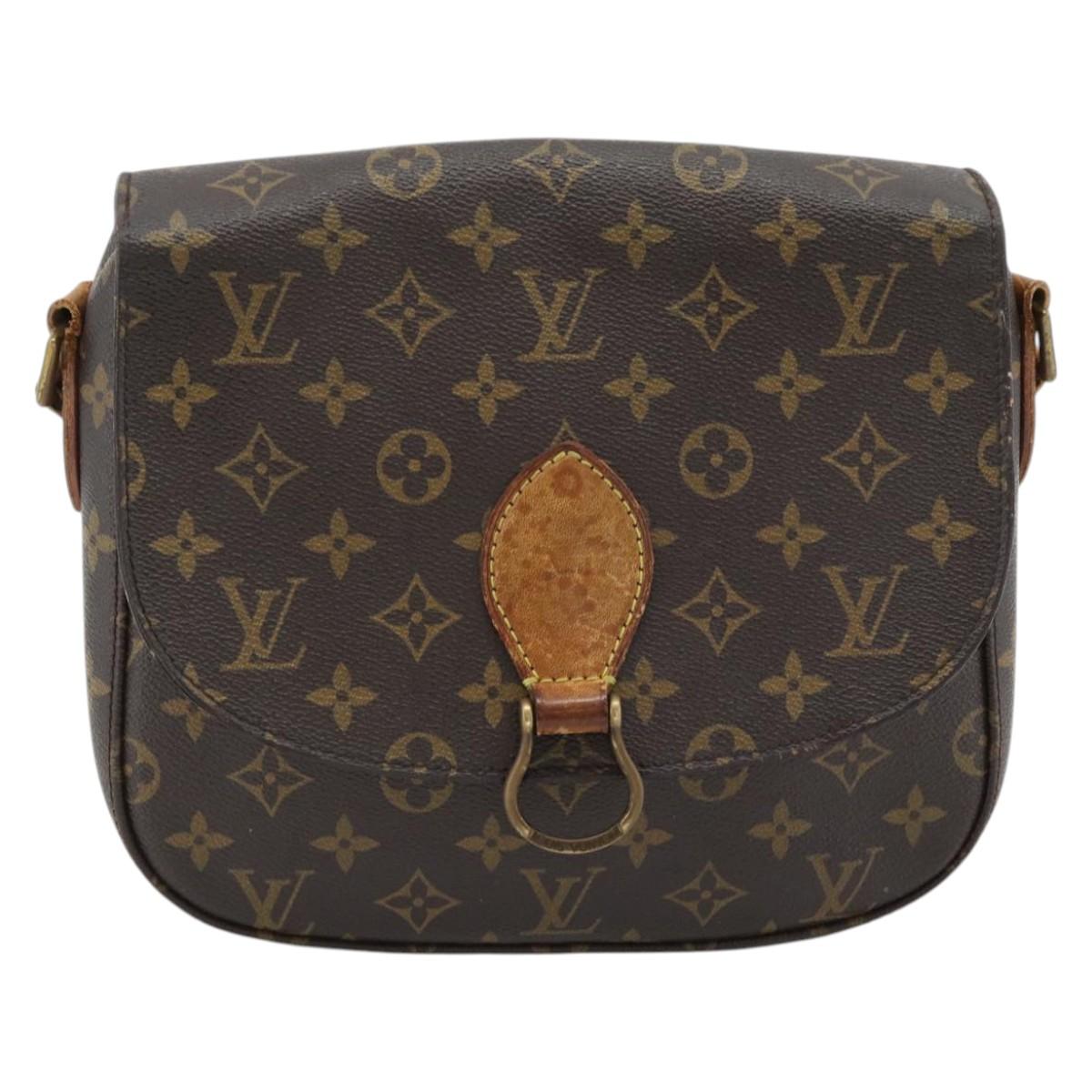 LOUIS VUITTON Monogram Saint Cloud GM Shoulder Bag M51242 LV Auth 180712