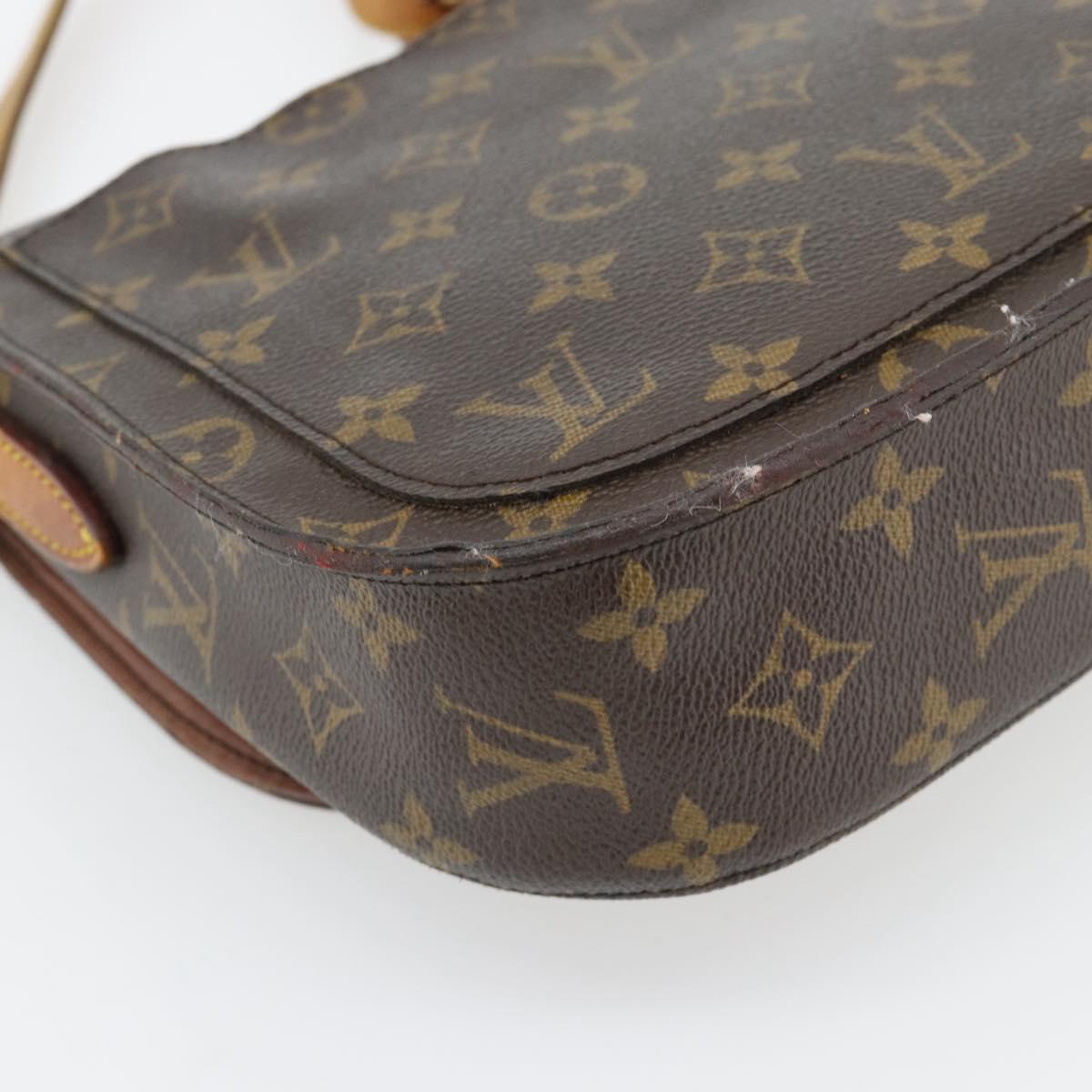 LOUIS VUITTON Monogram Saint Cloud GM Shoulder Bag M51242 LV Auth 180713