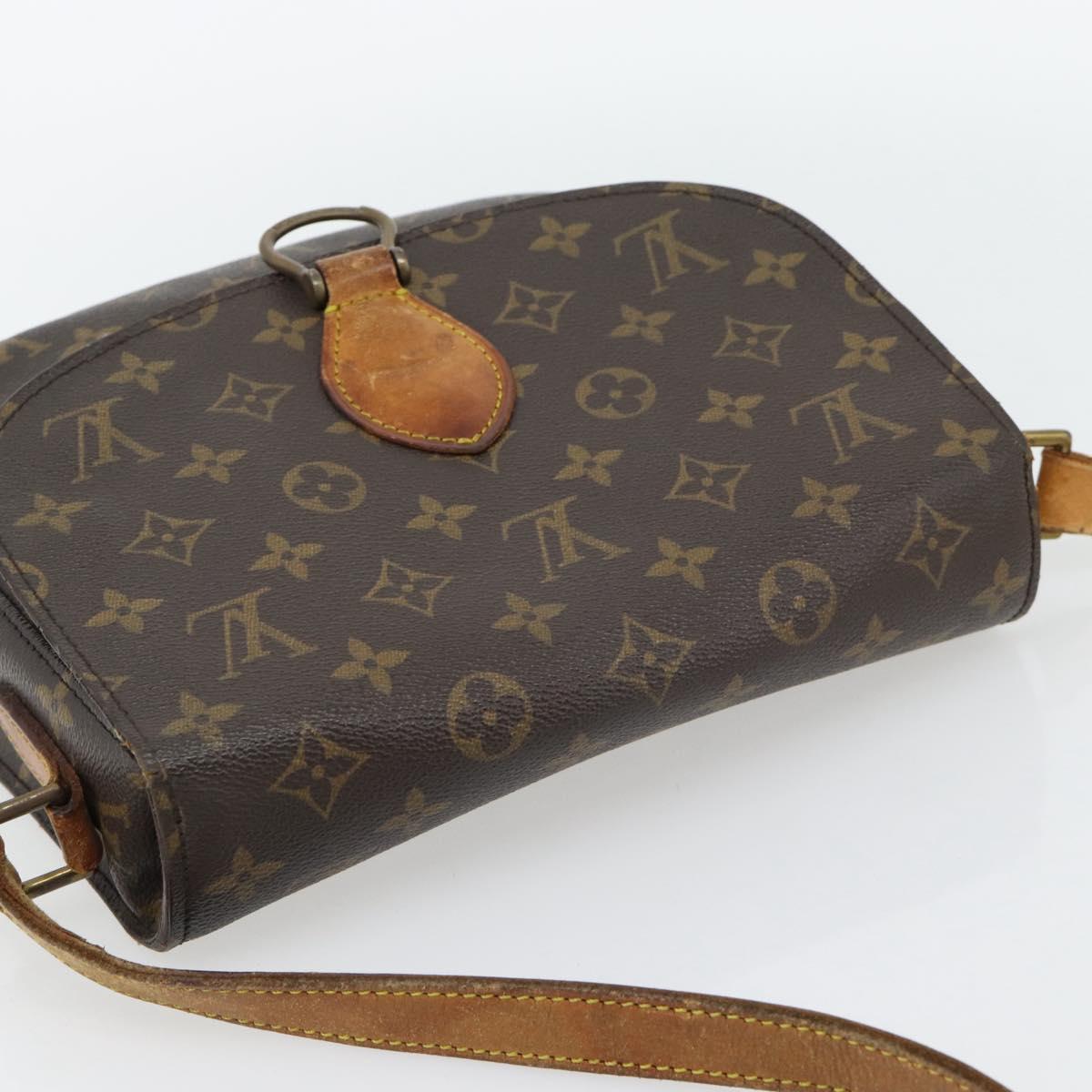 LOUIS VUITTON Monogram Saint Cloud GM Shoulder Bag M51242 LV Auth 180713