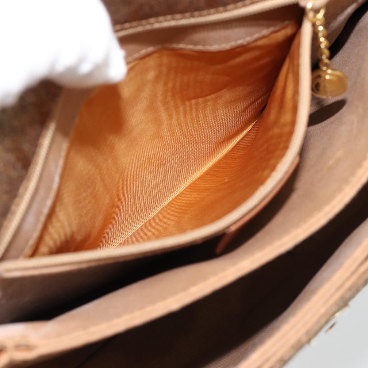 GUCCI Shoulder Bag Canvas Beige Gold 001 46 0712 Auth 180722