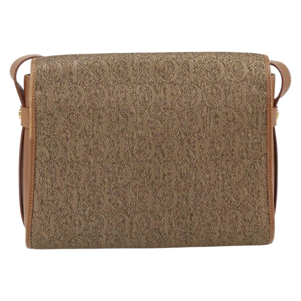 GUCCI Shoulder Bag Canvas Beige Gold 001 46 0712 Auth 180722