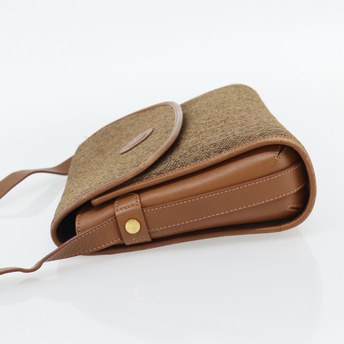 GUCCI Shoulder Bag Canvas Beige Gold 001 46 0712 Auth 180722