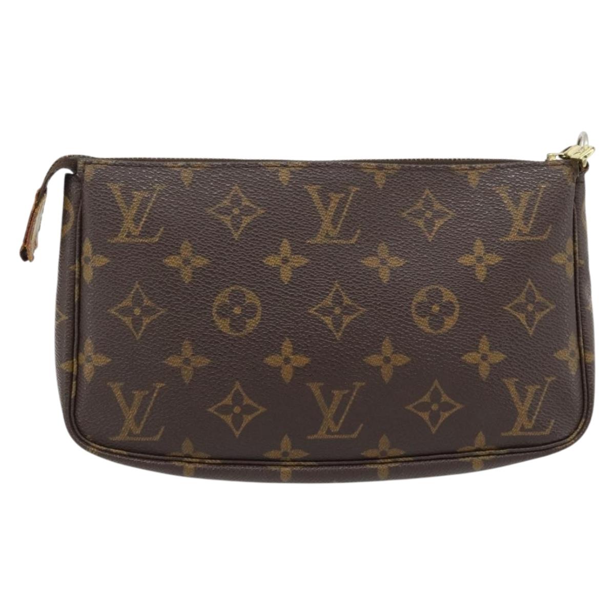 LOUIS VUITTON Monogram Pochette Accessoires Pouch M51980 LV Auth 180733