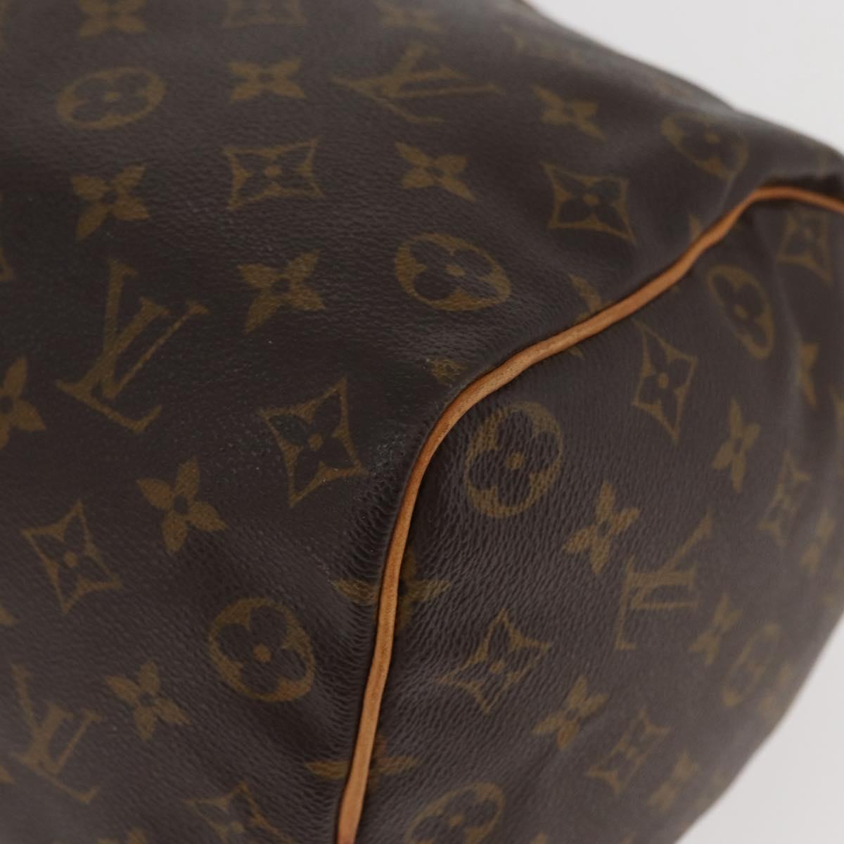 LOUIS VUITTON Monogram Speedy 35 Hand Bag M41524 LV Auth 180734A