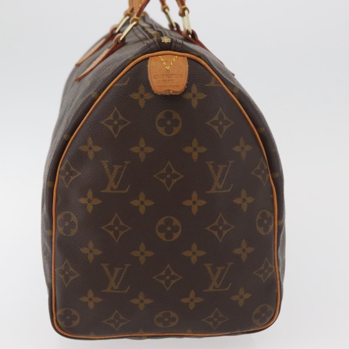 LOUIS VUITTON Monogram Speedy 35 Hand Bag M41524 LV Auth 180734A